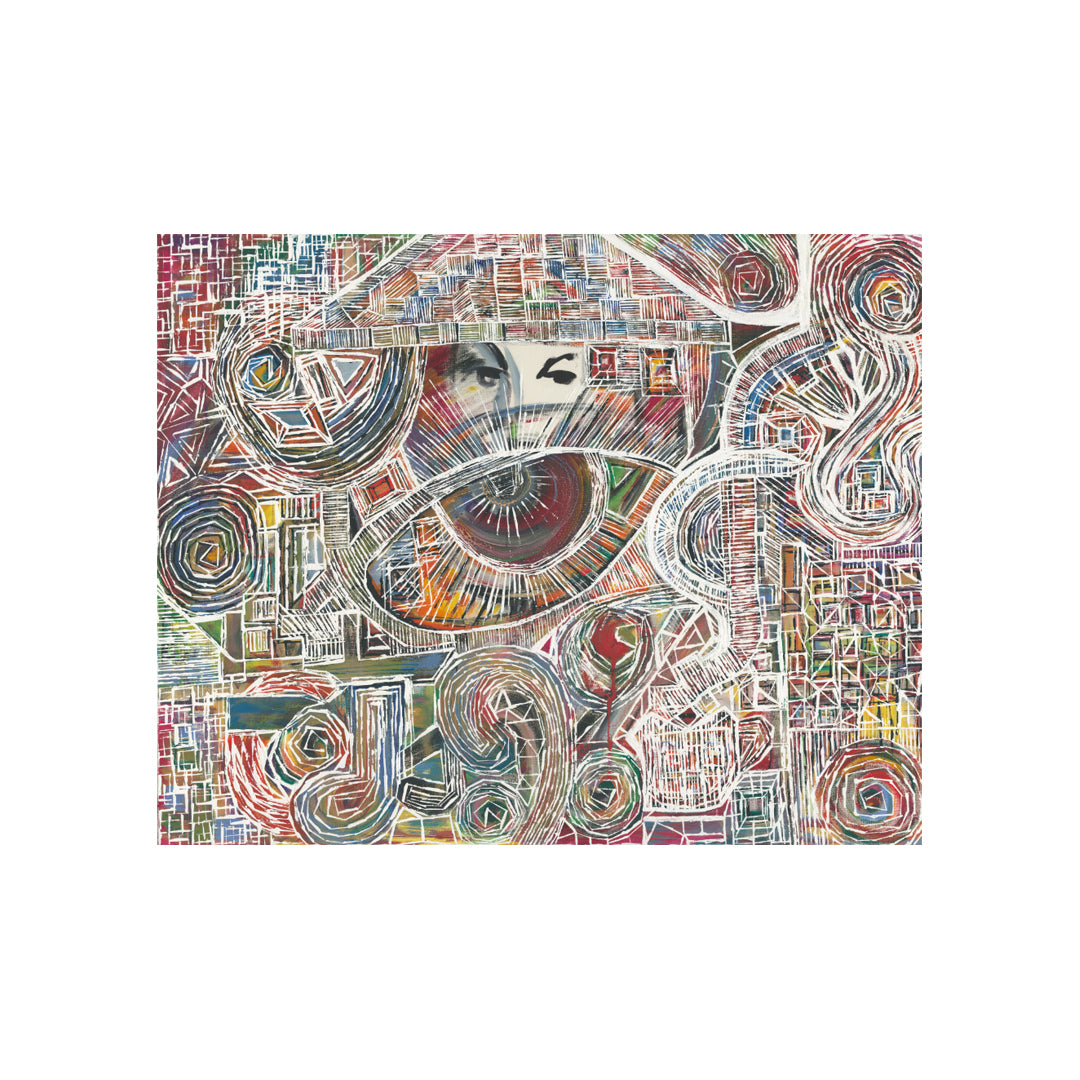 Stitched Muse Print On Paper