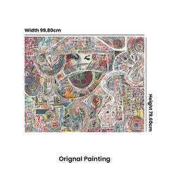 Stitched Muse Canvas Print