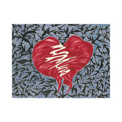 Stretched Heart Canvas Print